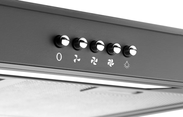 Concept OPP1260BC, 135 m³/t, Ducted/Resirkulerende, 60 dB, 65 cm, 70 cm, Veggmonterbar