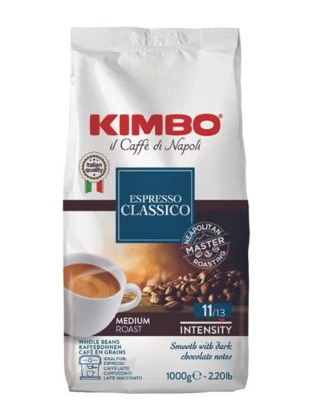 Kimbo Espresso Classico 1000g - kokonaiset pavut