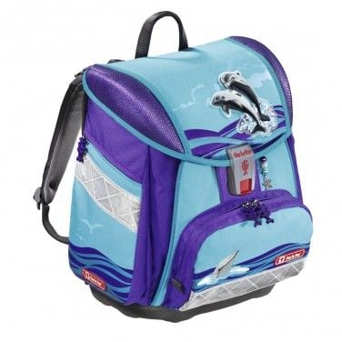Step by Step TOUCH 2 "Happy Dolphins", Pencil case,Pencil pouch,School bag,Sport bag, Gutt/Jente, Ungdomsskole, Ryggsekk, 21 l, Forlomme, Sidelomme