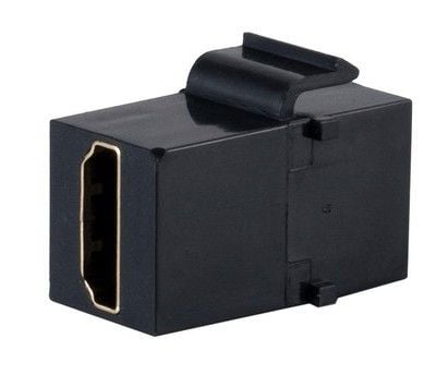 shiverpeaks Basic-S, Litteä, Musta, HDMI, HDMI, Naaras, Naarasliitin, Naarasliitin