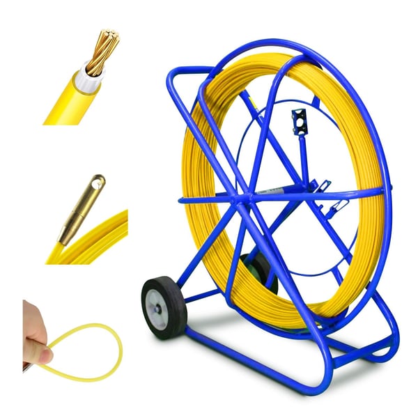 Extralink EX.13919, gul, glasfiber, 1,1 cm, 200 m, polyester, 40 kg