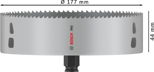Bosch PRO Multi Material PC Plus, Yksi, Pora, Kipsilevy, Metalli, Kirjometalli, Muovi, Pehmeä puu, musta, Harmaa, Kobolttiteräs, Pikateräs-koboltti...