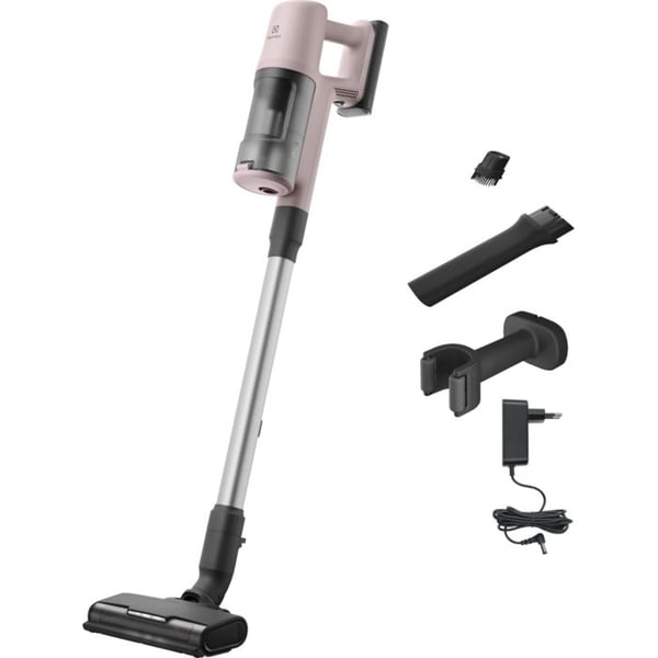Electrolux EP61CB21WP, 2-in-1-varsi-imuri, Pussiton, Vaaleanpunainen, 0,6 L, Kuiva, Matto, Kovat lattiapinnat, Verhoilu
