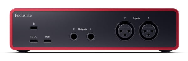 Focusrite Scarlett 2i2 4th Gen lydkort USB-C