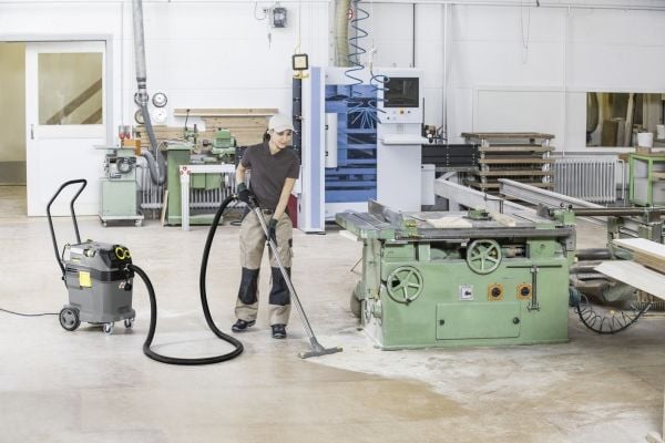 Kärcher Professional NT 40/1 Tact Te M ACD Wood - Støvsuger - kanister - pose / uten pose - antrasitt