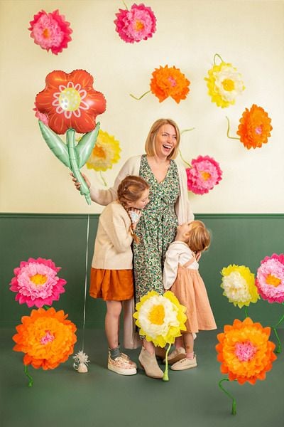 Blomst-folieballong