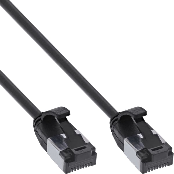 InLine 75300S, 10 m, Cat8.1, U/FTP (STP), RJ-45, RJ-45, Svart