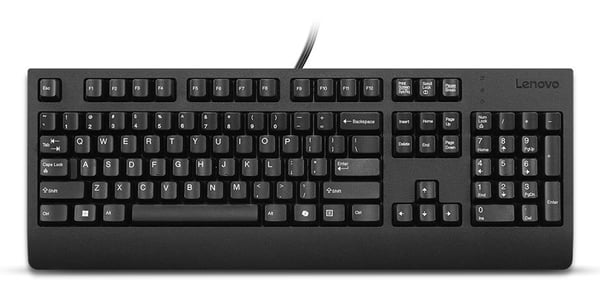 Lenovo Preferred Pro II - Näppäimistö - täysikokoinen - USB - QWERTY - dansk - sort - brun kasse