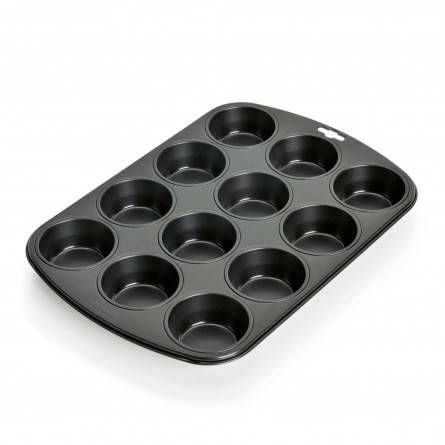 Kaiser 2300646206, Muffinsform, Oval, Strykejern, Flat overflate, 230 °C, Svart