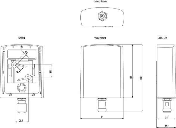 Siemens 6GK5795-6DC00-0AA0, Utomhus, RoHS, REACH, 101 mm, 101 mm, 80 mm, 35 mm