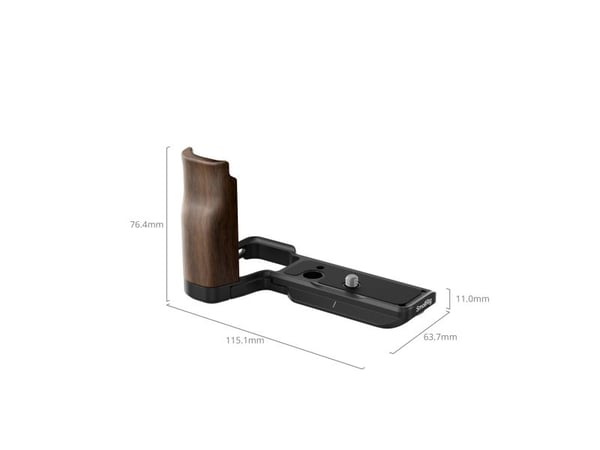 SmallRig 4864, Asennuslevy, musta, Puu, Alumiini, Ruusupuu, Ruostumaton teräs, 1/4-20", Sony ZV-E10 II, 115,1 mm