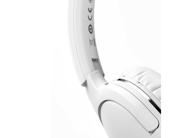 Baseus Encok D02 Pro, Ledning & Trådløs, Musikk, 20 - 20000 Hz, 190 g, Hodesett, Hvit