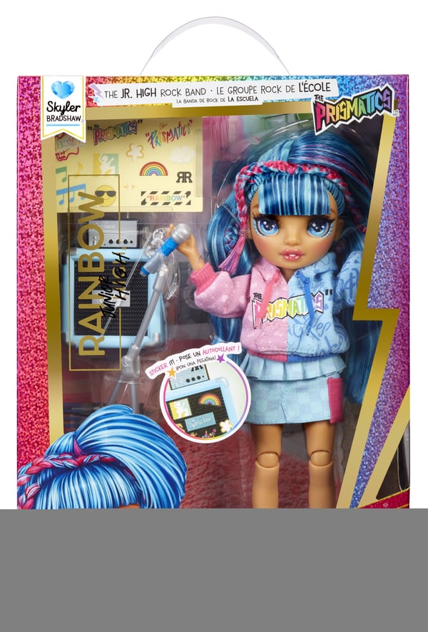 Rainbow High Junior High Jr High Rockband Fashion Dolls - Skyler, Muotinukke, Naaras, 4 vuosi/vuosia, Poika/tyttö, Monivärinen