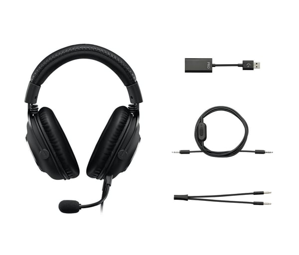 Logitech G Pro X SE - Headset - fullstorlek - kabelansluten - 3,5 mm kontakt, USB