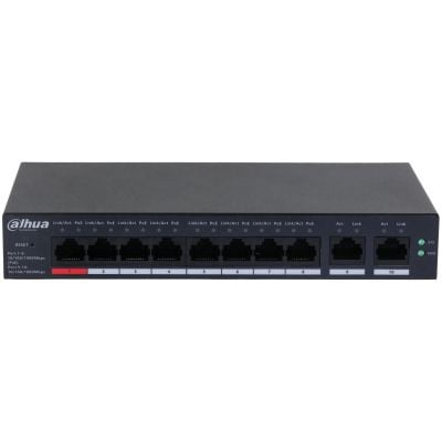 Dahua Technology DH-CS4010-8GT-110, Håndtert, L2, Gigabit Ethernet (10/100/1000), Strøm over Ethernet (PoE)