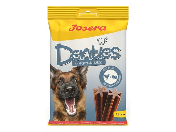Josera Denties Poultry&Blueberry, Godis, Hund, Vuxen, Blåbär, Höns, 180 g