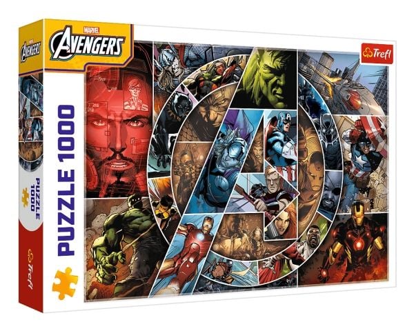 Trefl Marvel 1000 Avengers, 1000 stykker, Komikk