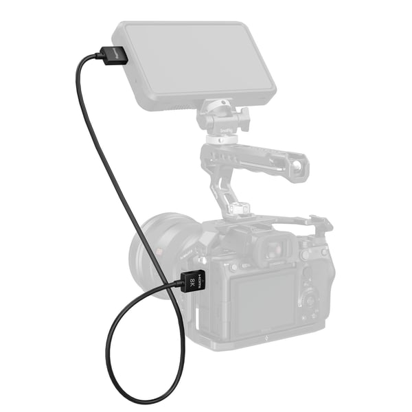 SmallRig 5086, 1 m, HDMI Type A (Standard), HDMI Type A (Standard), Svart
