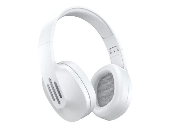 Over-ear-hodetelefoner, trådløse Flowbeat, hvite