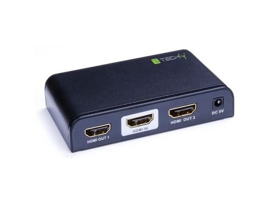TECHly Splitter HDMI 2 Way 4K*2K - Video-/audiosplitteri - 2 x HDMI - pöytätietokoneet