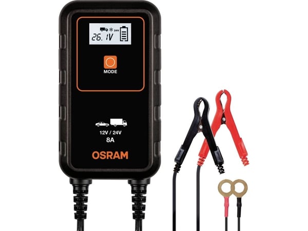 Osram BatteryCharge 908 Batterilader - 12V / 24 V - 8 A