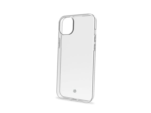 Celly Gelskin - Baksidedeksel for mobiltelefon - termoplast-polyuretan (TPU) - gjennomsiktig - for Apple iPhone 15 Plus