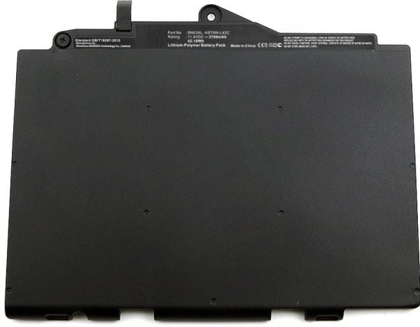 CoreParts - Batteri til bærbar PC - litiumpolymer - 3700 mAh - 42.2 Wh - svart - for HP EliteBook 725 G3 Notebook, 820 G3 Notebook