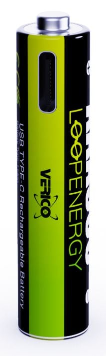 Verico 1BTOV-A2WECD-NN, Oppladbart batteri, AAA, Lithium-Ion (Li-Ion), 1,5 V, 8 stykker, 600 mAh