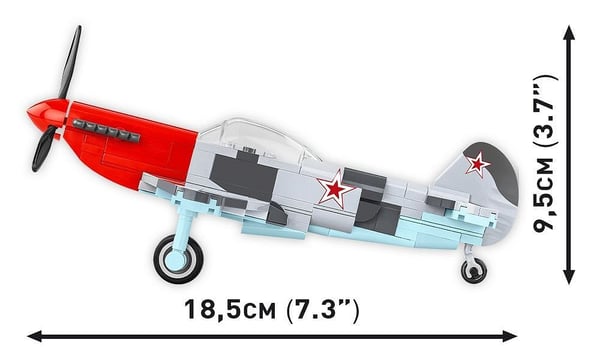 COBI Yakovlev Yak-3, Byggeklosser, 7 år, 140 stykker