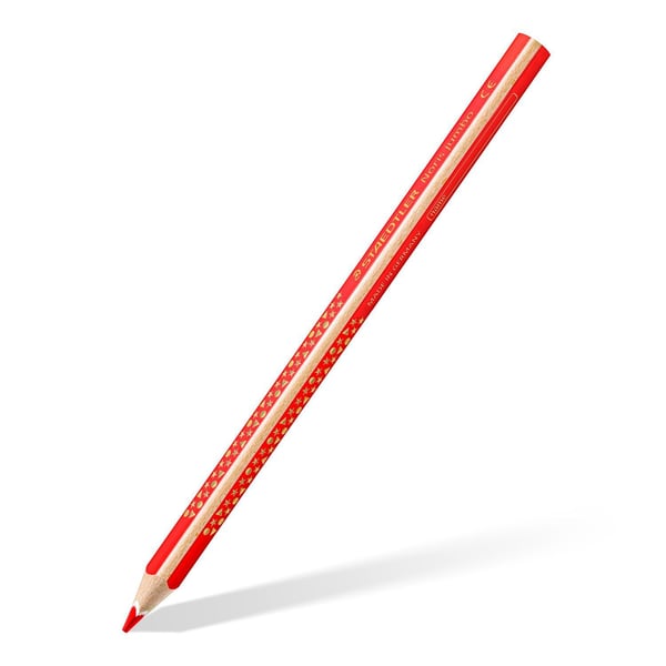STAEDTLER Noris Club® triplus® Jumbo, FSC - ergonomisk trekantet - Bonuspakke med 10+2 stk. - assorterte farger