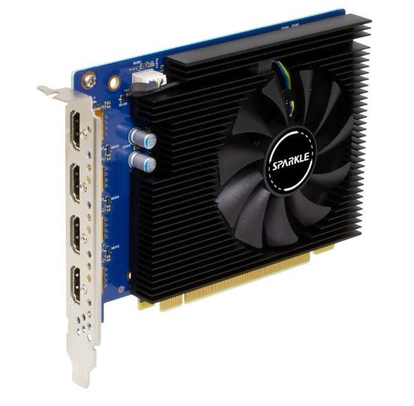 SPARKLE Intel Arc A310 OMNI View - Grafikkort - Arc A310 - 4 GB GDDR6 - PCIe 4.0 x8 - 4 x HDMI