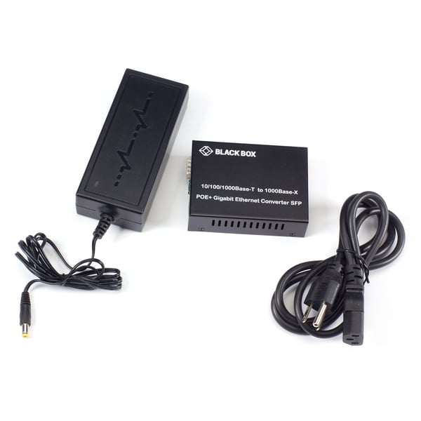 Black Box LGC215A-R2 - Fibermediekonverterare - 1GbE - 10Base-T, 1000Base-TX, 100Base-TX, 1000Base-X - RJ-45 / SFP (mini-GBIC) - upp till 100 m