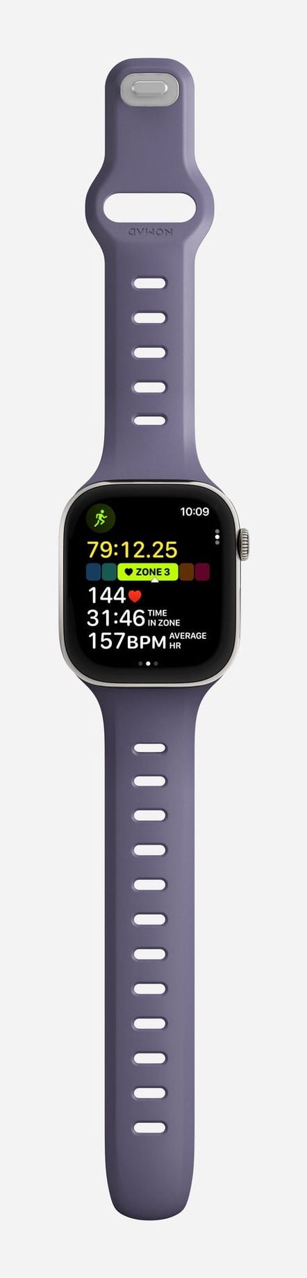 Nomad Tempo Band, Yhtye, Älykello, Purppura, Apple, 41mm / 42mm, Kumi