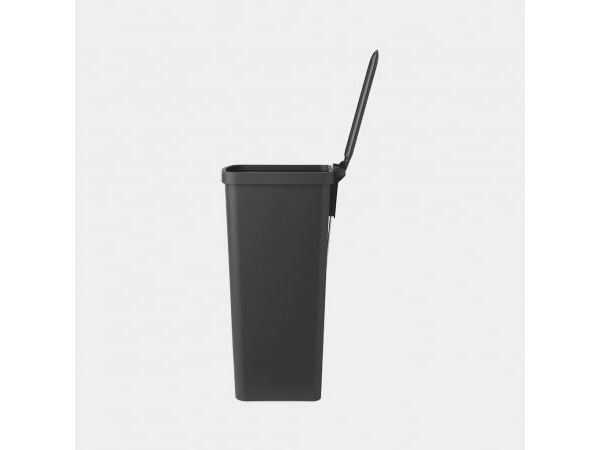 Brabantia StepUp 800023 poljinroskakori 40 l kierrätysmuovia, tummanharmaa