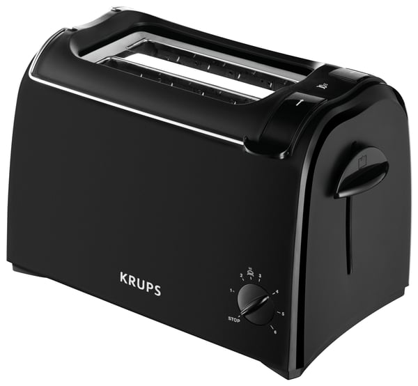 Krups Proaroma KH1518, 2 skiver, Svart, Plast, 850 W, 850 W, 850 W