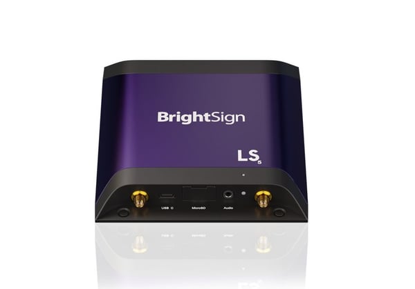 BrightSign LS5 LS445 mediatoistin 4K UHD (2160p) 60 fps, musta, violetti