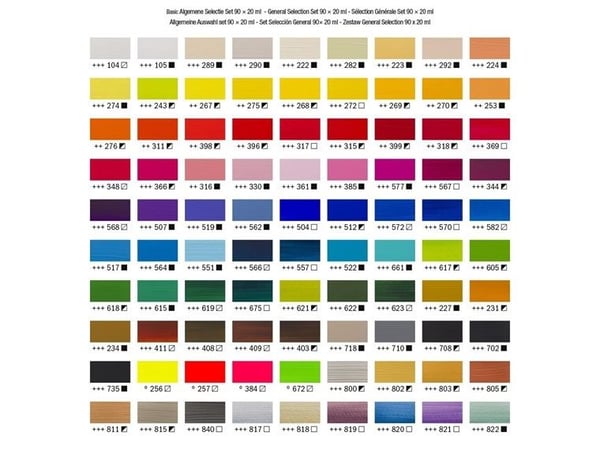 Amsterdam Standard Series akrylmaling i alle farger | 90 x
