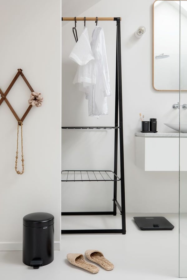 Brabantia 281341, Elektronisk personvåg, 150 kg, 100 g, Mörkgrå, kg, lb, st, Torg
