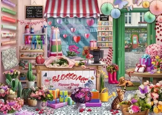 Ravensburger 12001727, 1000 stykker, Landskap, 14 år