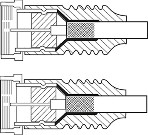 Goobay 67291, 2,5 m, F-tyyppi, F-tyyppi, Valkoinen