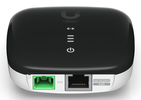 Ubiquiti WaveFiber ONU, 2488 Mbit/s, 1000,2500 Mbit/s, 20000 m, 1490 nm, 1,5 dBmW, 5 dBmW