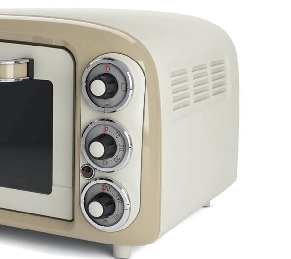 Ariete Vintage 979 - Elektrisk ugn - 18 liter - 1,4 kW - beige