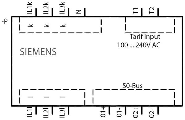 Siemens 7KT1671, Virta, kWt, 361 g
