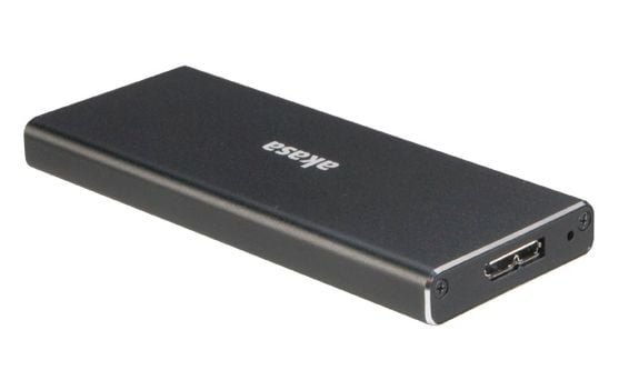 Akasa AK-ENU3M2-BK, SSD-kotelo, M.2, M.2, Serial ATA II, Serial ATA III, USB-liitettävyys, Musta