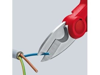 Knipex 95 05 10 SB, Blå, Rød, Rustfritt stål, Plast, 190 mm, 135 g
