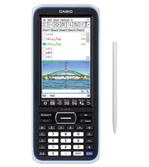 Casio ClassPad fx-CP400, Tasku, Graafinen laskin, Akku, musta