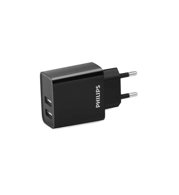 PHILIPS USB lader med 2 udtag