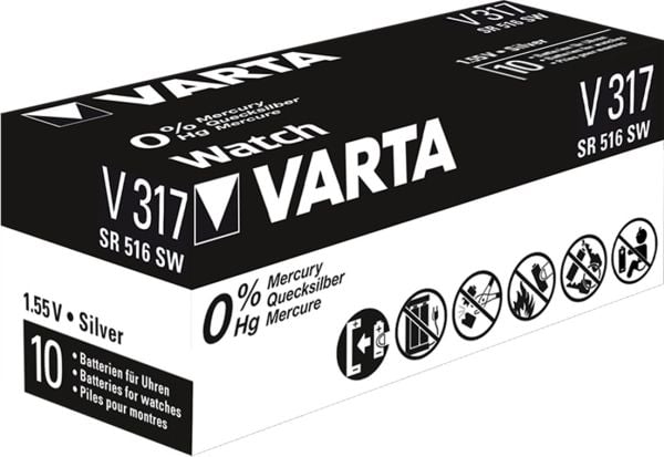 Varta V 317 - Batteri SR62 - sølvoksid - 12 mAh - 1 pcs.