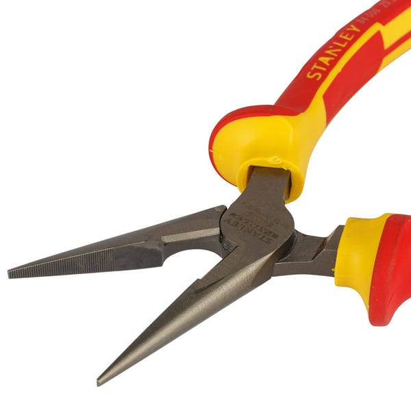 Stanley FATMAX 0-84-006, Pitkät lukituspihdit, 70 °C, Punainen, Keltainen, 1000 V, 160 mm, 163 g