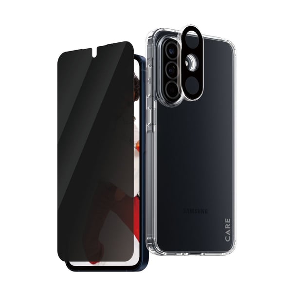 CARE by PanzerGlass Urban Combat - 3 in 1 yksityisyydensuojakotelo - matkapuhelimen takakuori - 100 % kierrätetty termoplastinen polyuretaani (TPU)...